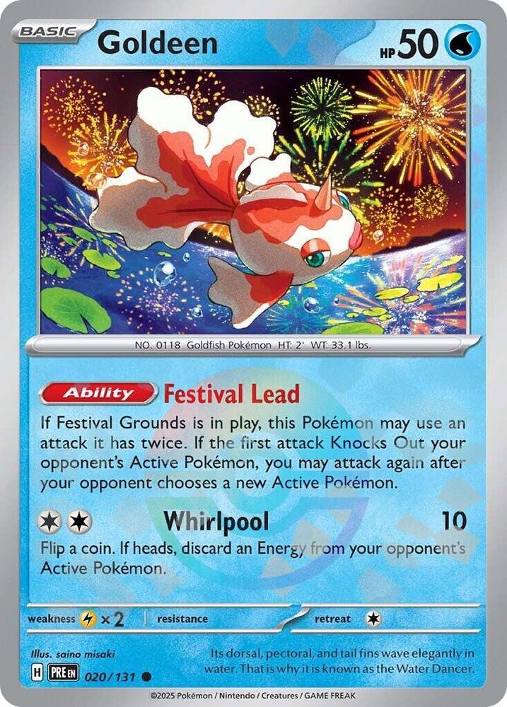 Goldeen (Poke Ball Pattern) (020/131) [SV Prismatic Evolutions]