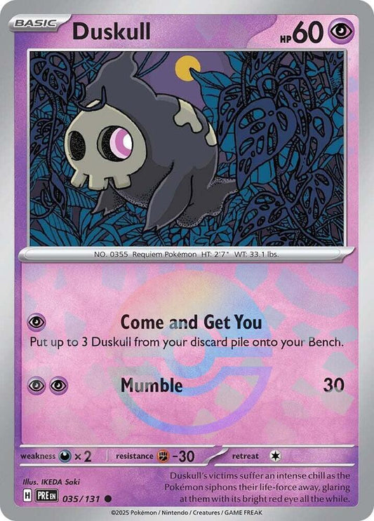 Duskull (Poke Ball Pattern) (035/131) [SV Prismatic Evolutions]