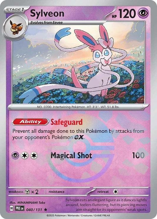 Sylveon (Poke Ball Pattern) (040/131) [SV Prismatic Evolutions]
