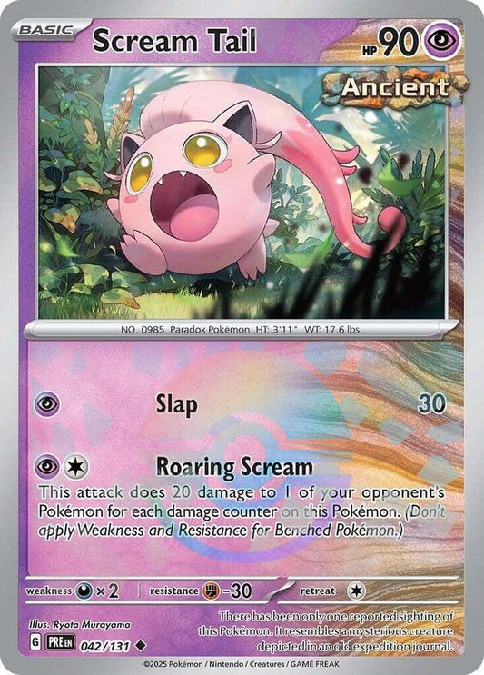 Scream Tail (Poke Ball Pattern) (042/131) [SV Prismatic Evolutions]