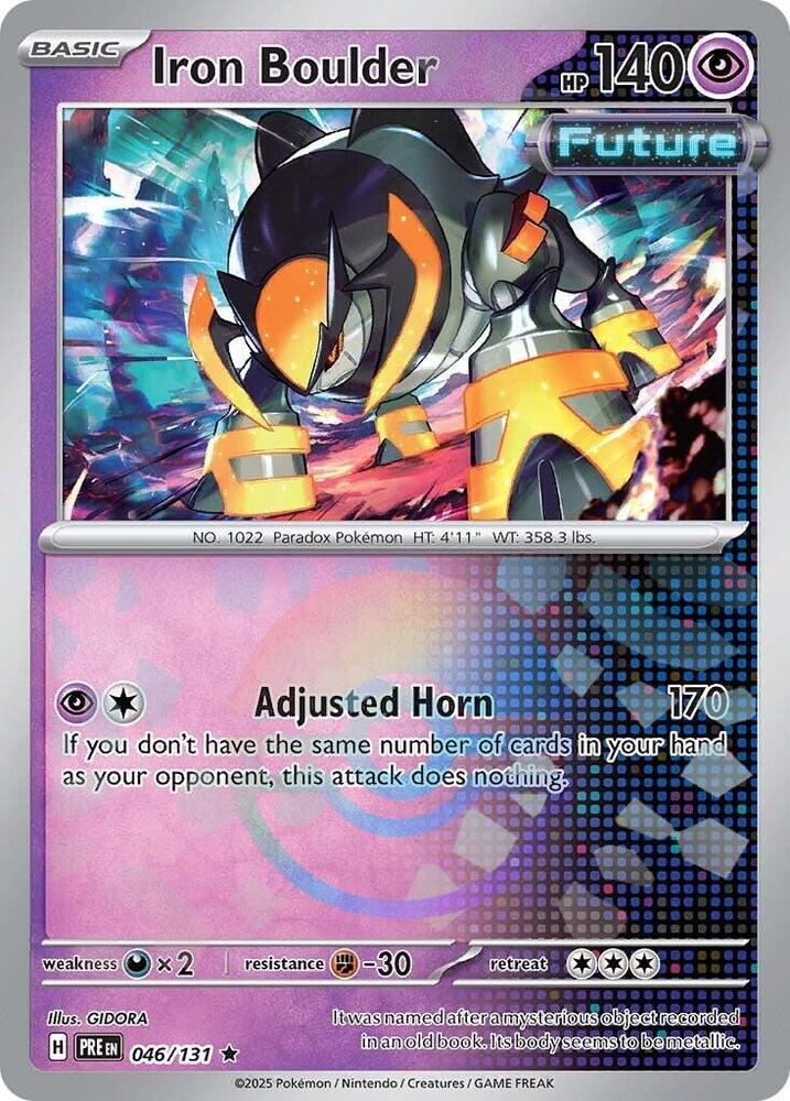 Iron Boulder (Poke Ball Pattern) (046/131) [SV Prismatic Evolutions]