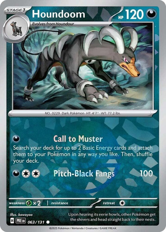 Houndoom (Poke Ball Pattern) (063/131) [SV Prismatic Evolutions]