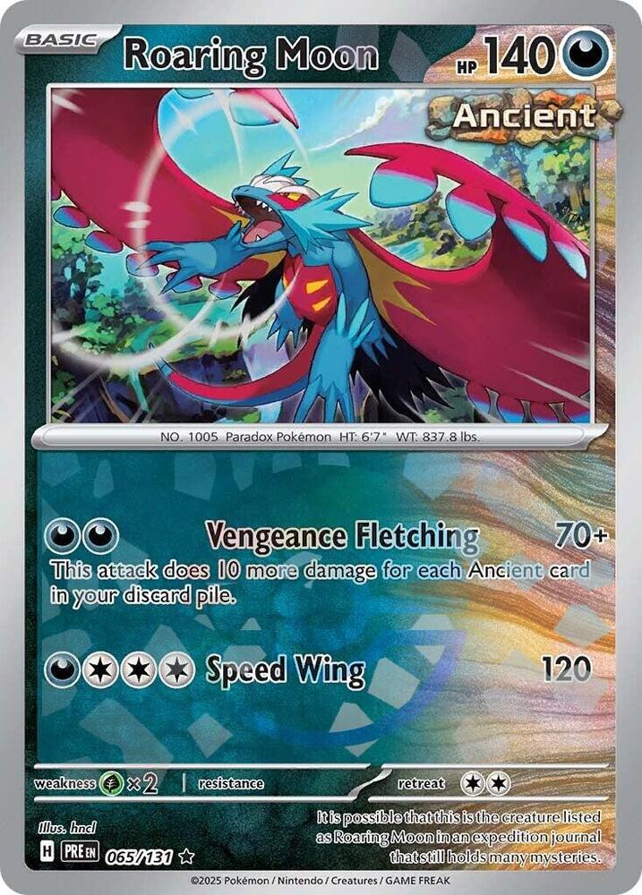 Roaring Moon (Poke Ball Pattern) (065/131) [SV Prismatic Evolutions]