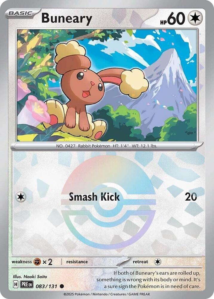 Buneary (Poke Ball Pattern) (083/131) [SV Prismatic Evolutions]