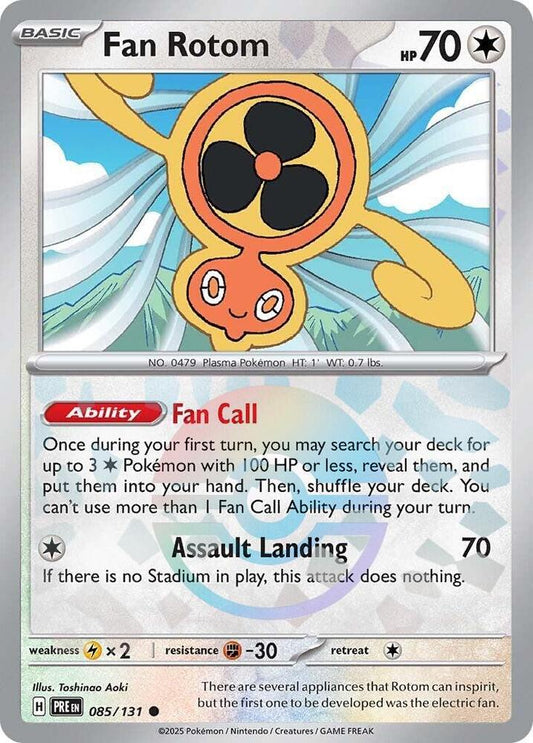 Fan Rotom (Poke Ball Pattern) (085/131) [SV Prismatic Evolutions]