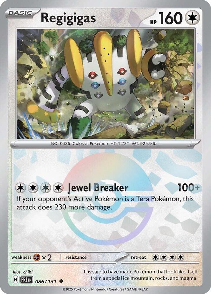 Regigigas (Poke Ball Pattern) (086/131) [SV Prismatic Evolutions]