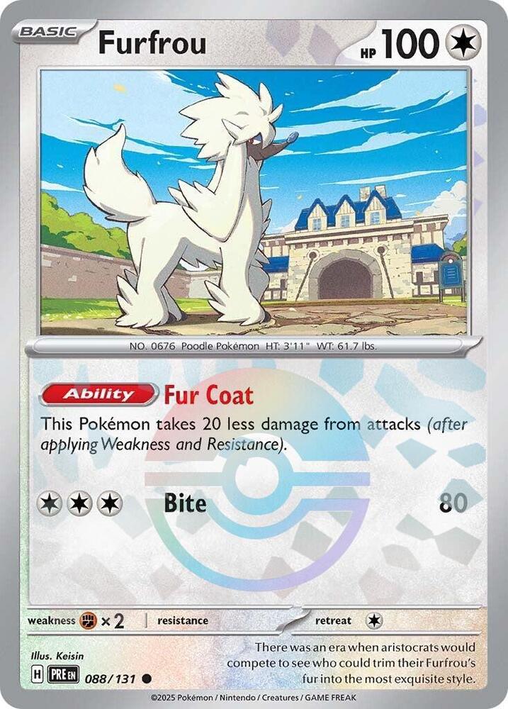 Furfrou (Poke Ball Pattern) (088/131) [SV Prismatic Evolutions]