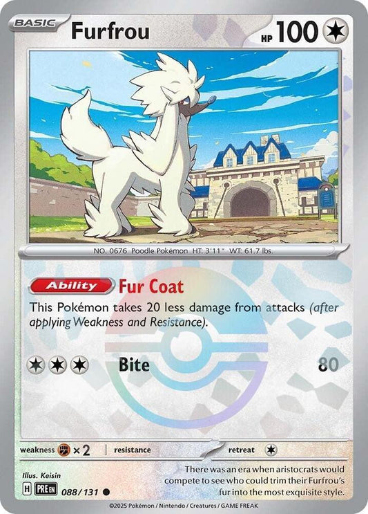 Furfrou (Poke Ball Pattern) (088/131) [SV Prismatic Evolutions]
