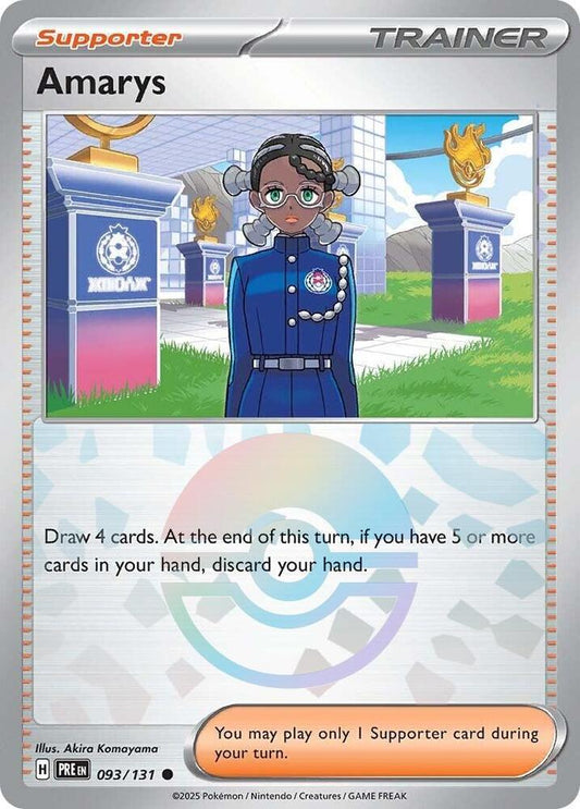 Amarys - 093/131 (Poke Ball Pattern) [SV Prismatic Evolutions]