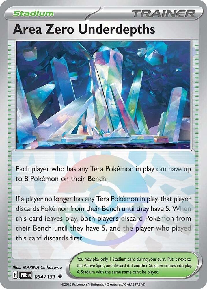 Area Zero Underdepths (Poke Ball Pattern) (094/131) [SV Prismatic Evolutions]