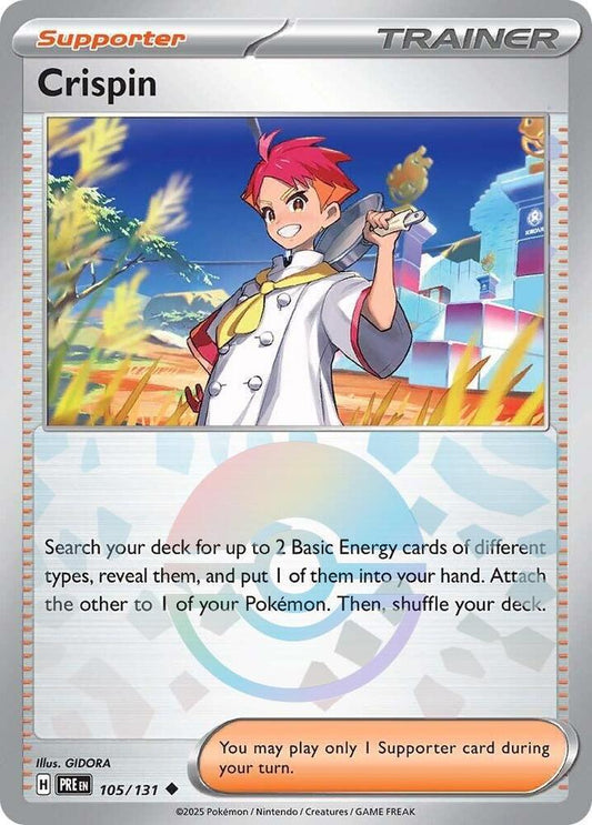 Crispin - 105/131 (Poke Ball Pattern) [SV Prismatic Evolutions]