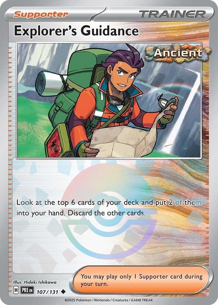 Explorer's Guidance (Poke Ball Pattern) (107/131) [SV Prismatic Evolutions]