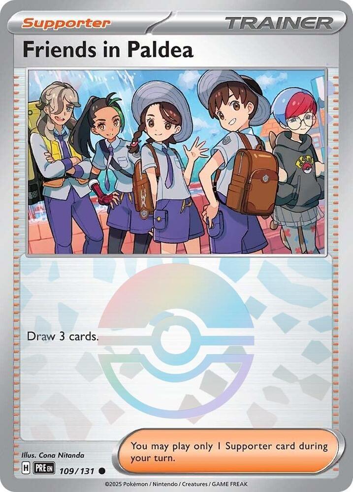 Friends in Paldea - 109/131 (Poke Ball Pattern) [SV Prismatic Evolutions]