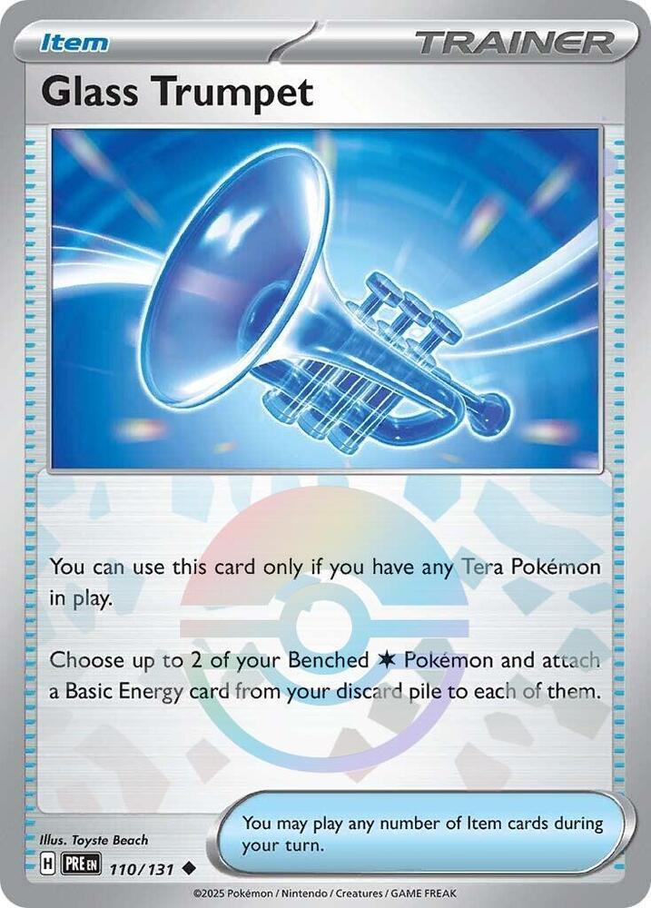 Glass Trumpet (Poke Ball Pattern) (110/131) [SV Prismatic Evolutions]