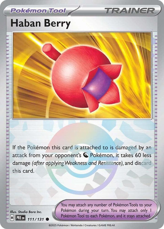 Haban Berry (Poke Ball Pattern) (111/131) [SV Prismatic Evolutions]