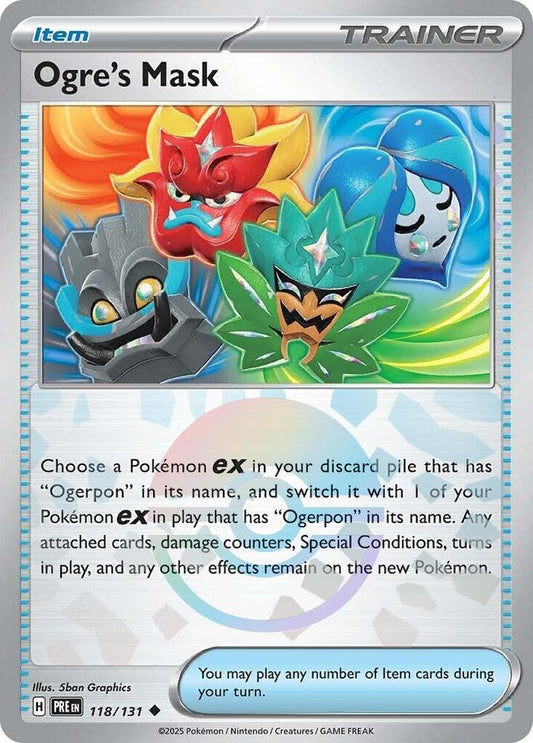 Ogre's Mask (Poke Ball Pattern) (118/131) [SV Prismatic Evolutions]