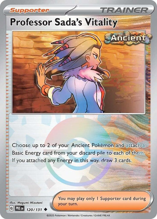 Professor Sada's Vitality (Poke Ball Pattern) (120/131) [SV Prismatic Evolutions]