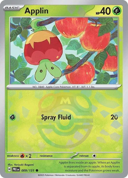 Applin (Master Ball Pattern) (009/131) [SV Prismatic Evolutions]