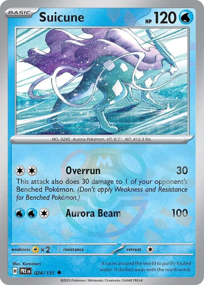 Suicune (Master Ball Pattern) (024/131) [SV Prismatic Evolutions]