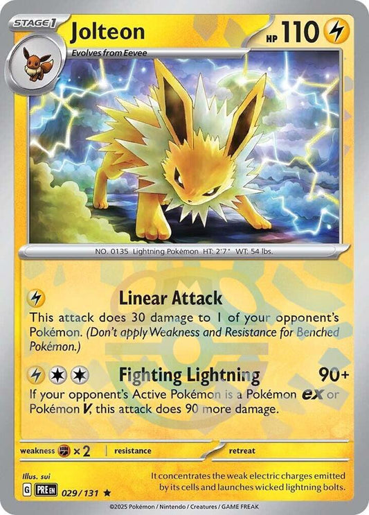 Jolteon (Master Ball Pattern) (029/131) [SV Prismatic Evolutions]