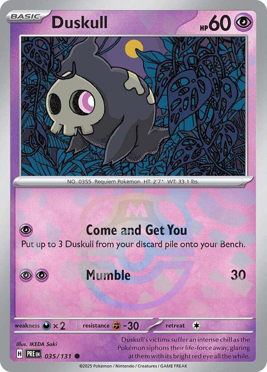 Duskull (Master Ball Pattern) (035/131) [SV Prismatic Evolutions]