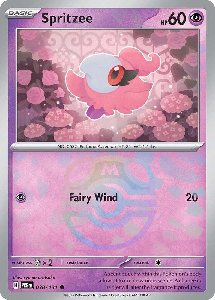 Spritzee (Master Ball Pattern) (038/131) [SV Prismatic Evolutions]