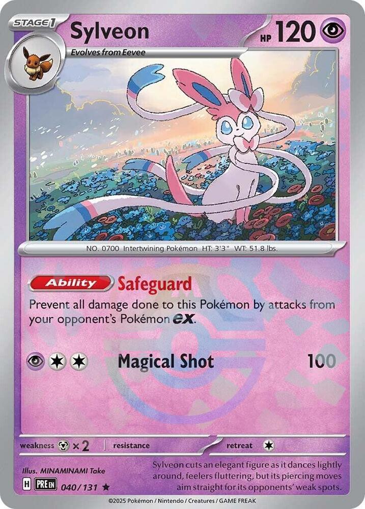 Sylveon (Master Ball Pattern) (040/131) [SV Prismatic Evolutions]