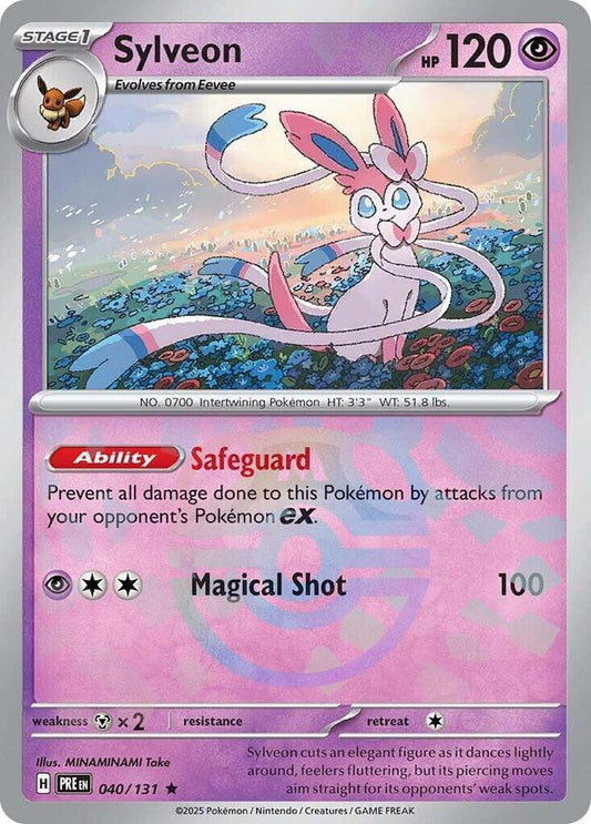 Sylveon (Master Ball Pattern) (040/131) [SV Prismatic Evolutions]