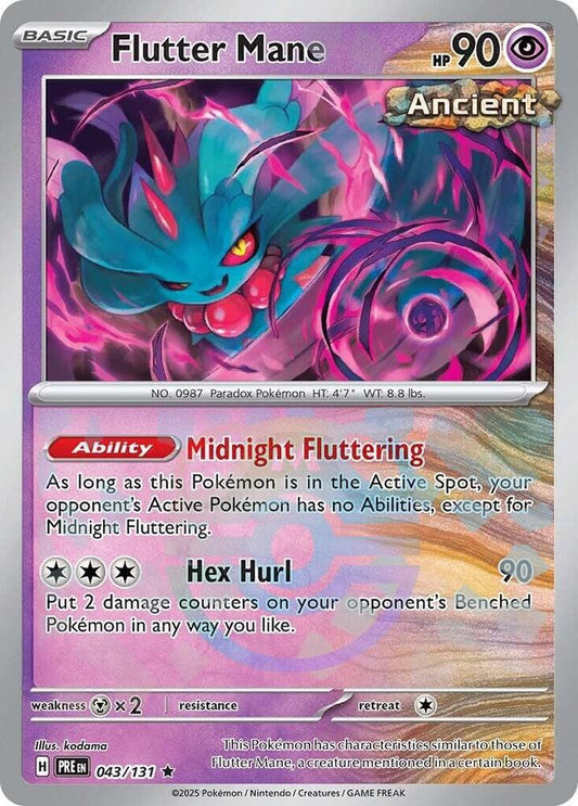 Flutter Mane (Master Ball Pattern) (043/131) [SV Prismatic Evolutions]