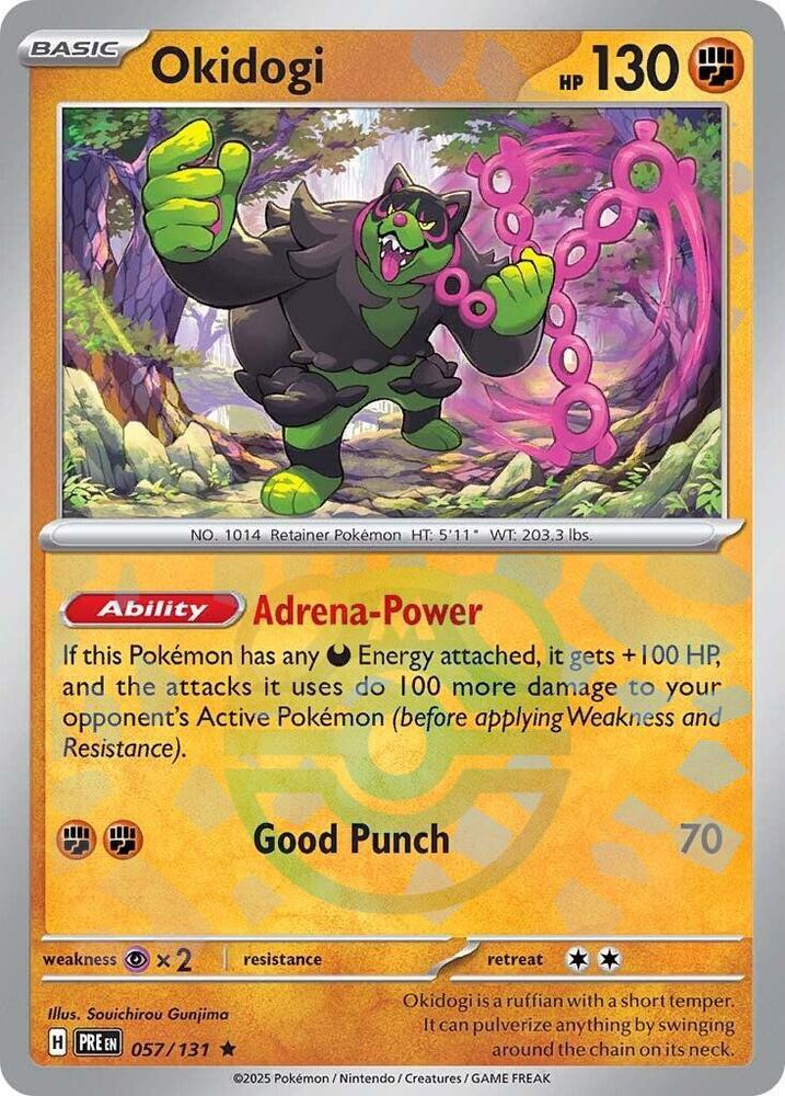 Okidogi (Master Ball Pattern) (057/131) [SV Prismatic Evolutions]