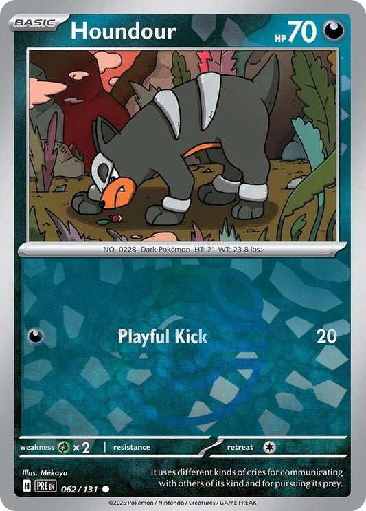 Houndour (Master Ball Pattern) (062/131) [SV Prismatic Evolutions]