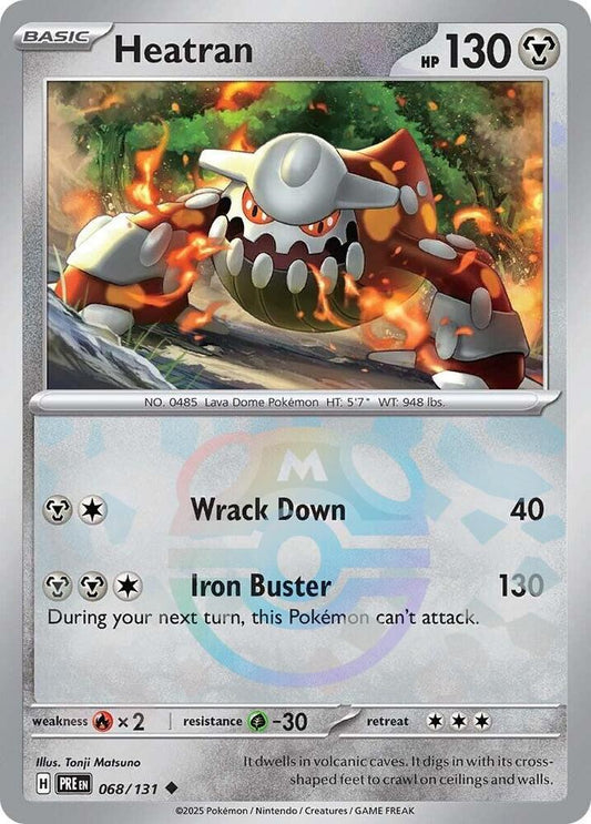 Heatran (Master Ball Pattern) (068/131) [SV Prismatic Evolutions]