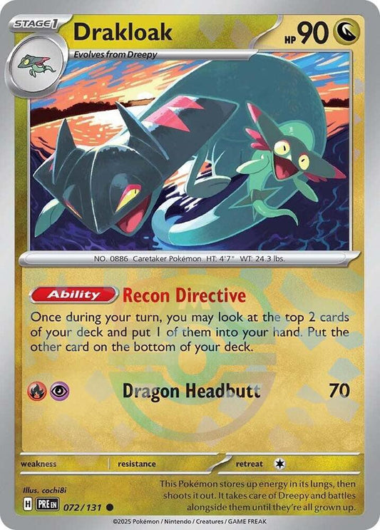 Drakloak (Master Ball Pattern) (072/131) [SV Prismatic Evolutions]