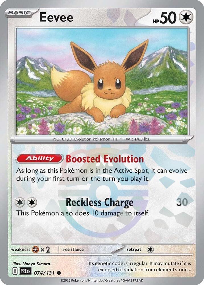 Eevee (Master Ball Pattern) (074/131) [SV Prismatic Evolutions]