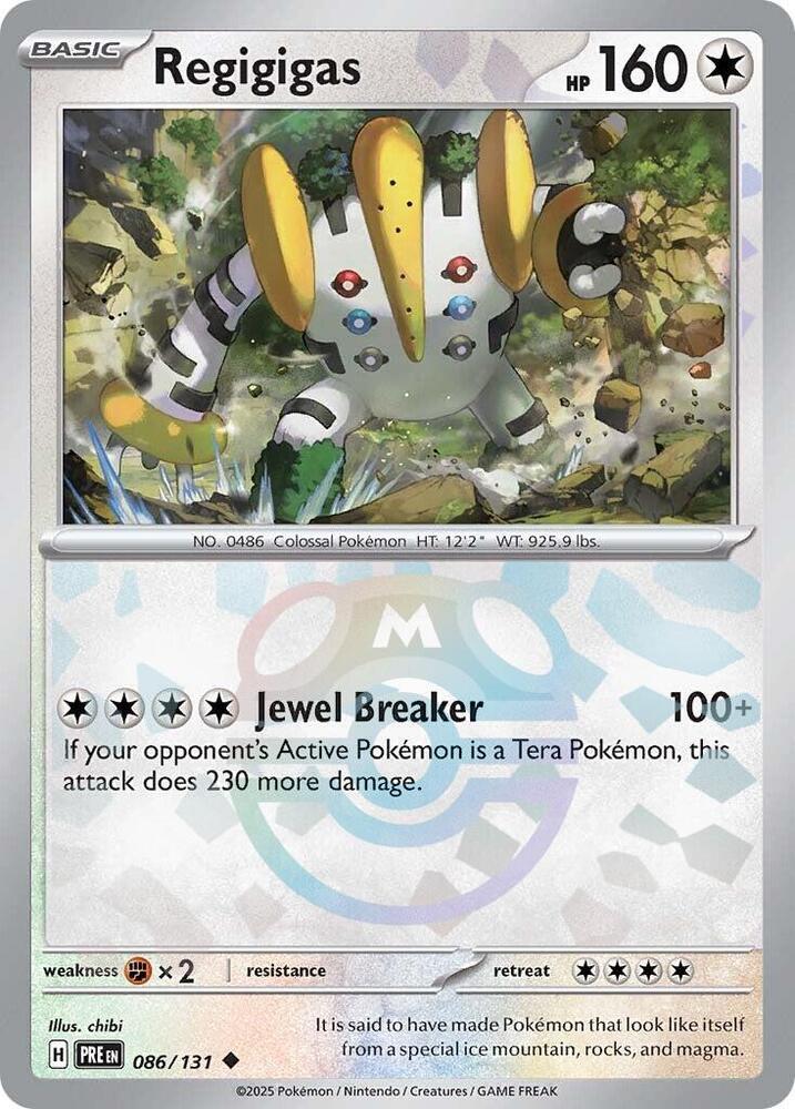 Regigigas (Master Ball Pattern) (086/131) [SV Prismatic Evolutions]