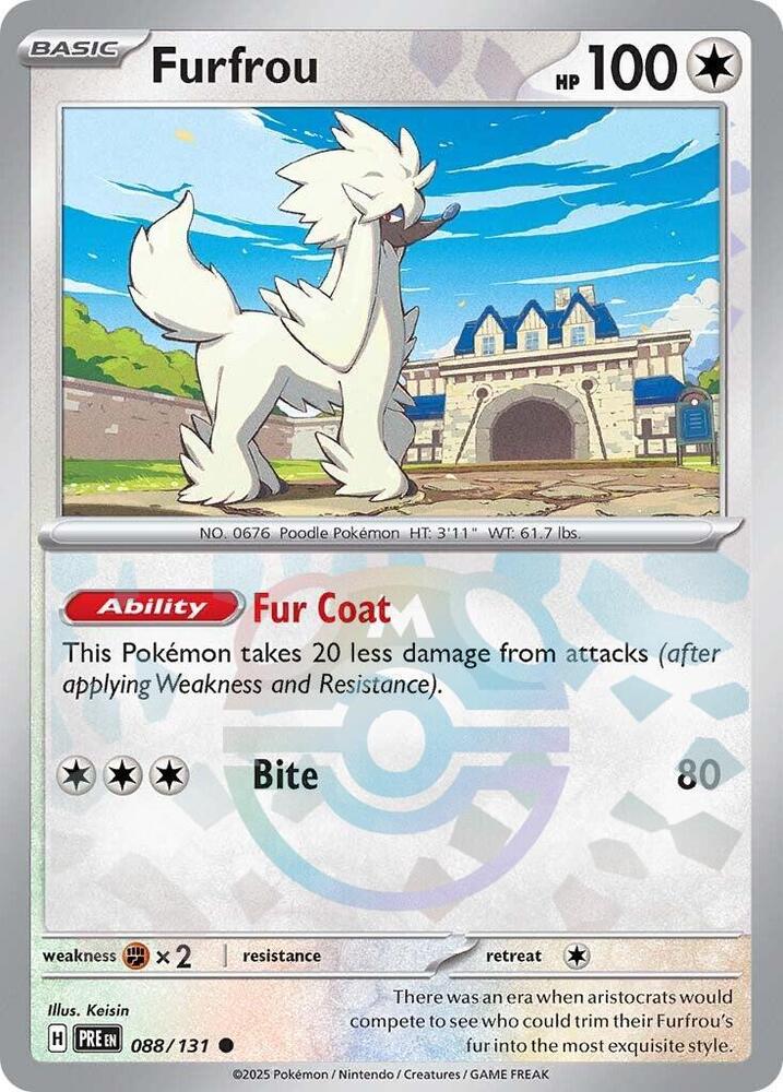 Furfrou (Master Ball Pattern) (088/131) [SV Prismatic Evolutions]