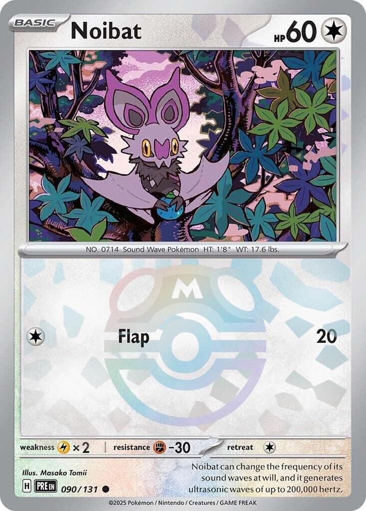 Noibat (Master Ball Pattern) (090/131) [SV Prismatic Evolutions]