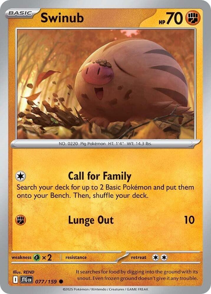 Swinub - 077/159 [SV09 Journey Together]