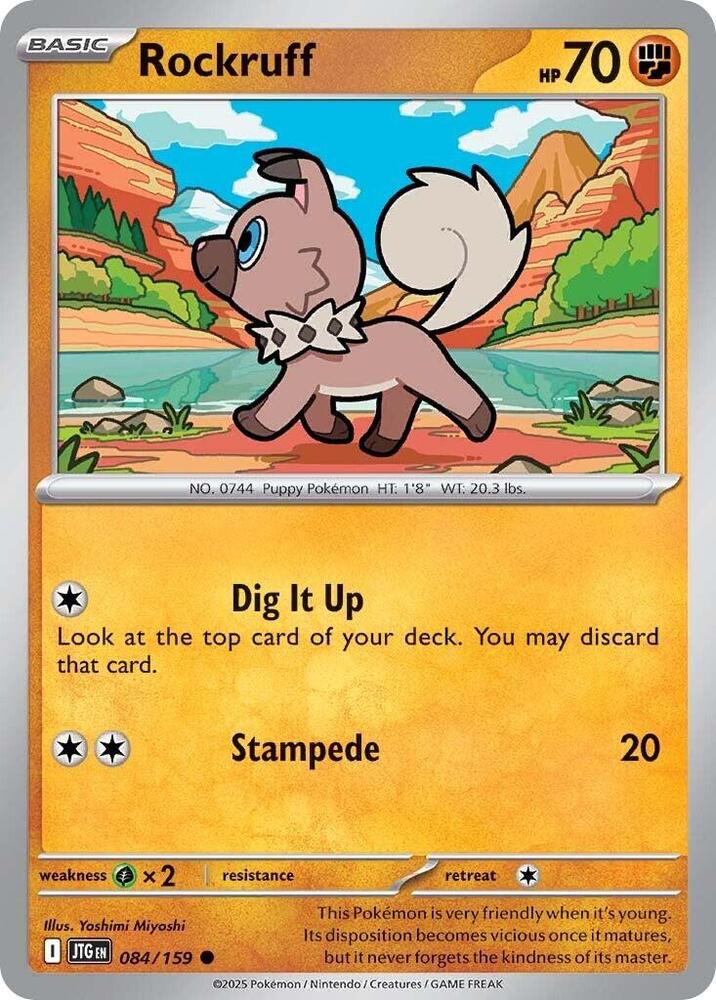 Rockruff (084/159) [SV09 Journey Together]