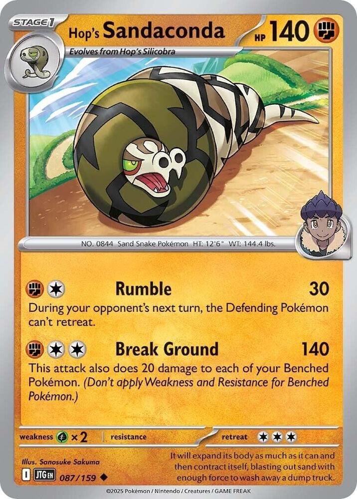 Hop's Sandaconda (087/159) [SV09 Journey Together]