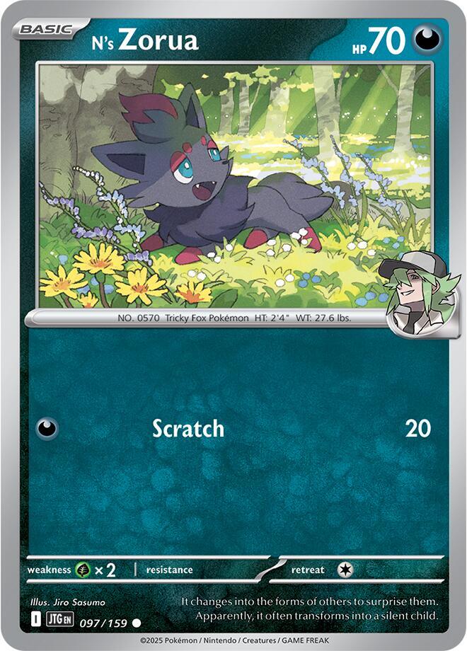 N's Zorua (097/159) [SV09 Journey Together]