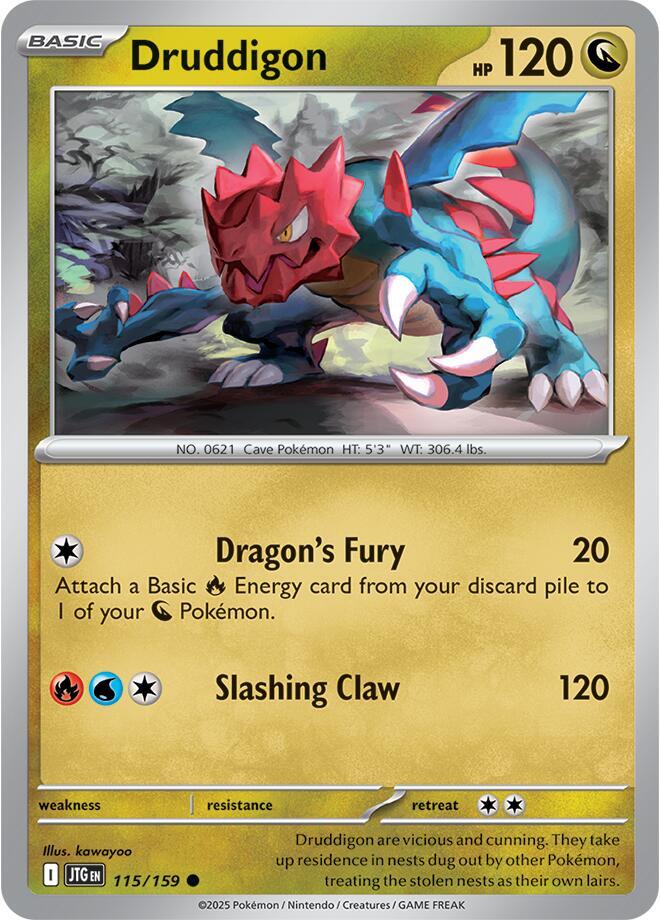 Druddigon (115/159) [SV09 Journey Together]