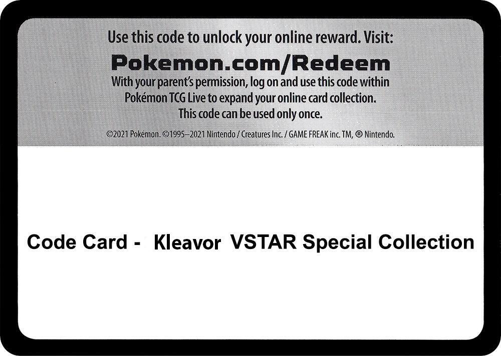 Code Card - Kleavor VSTAR Special Collection [Miscellaneous Cards and Products]