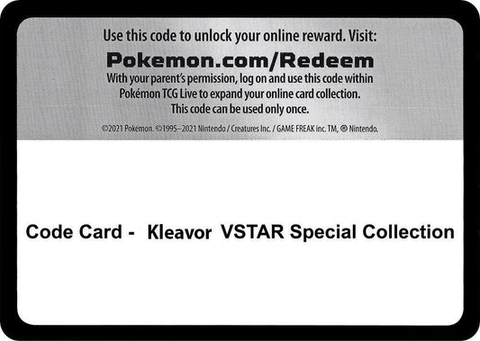 Code Card - Kleavor VSTAR Special Collection [Miscellaneous Cards and Products]