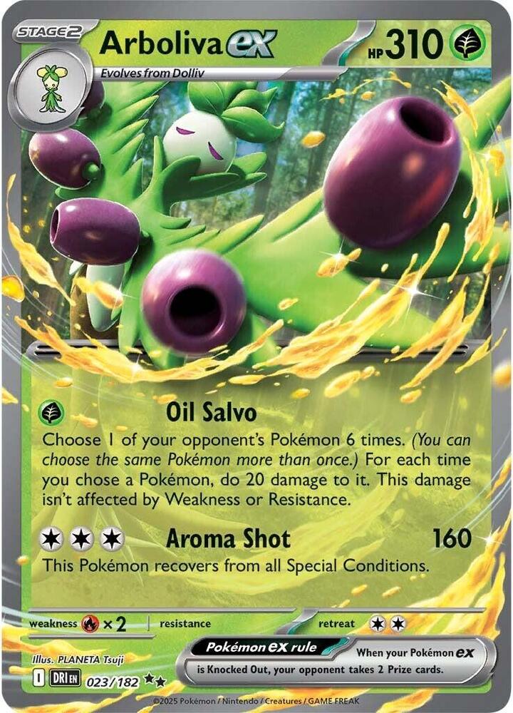 Arboliva ex (023/182) [SV10: Destined Rivals]