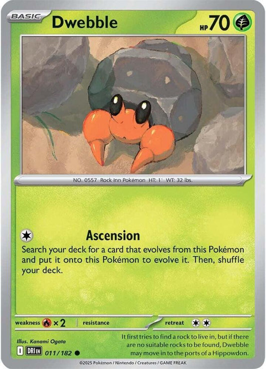 Dwebble (011/182) [SV10: Destined Rivals]