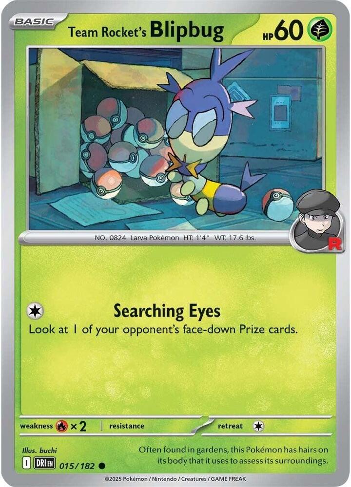 Team Rocket's Blipbug (015/182) [SV10: Destined Rivals]