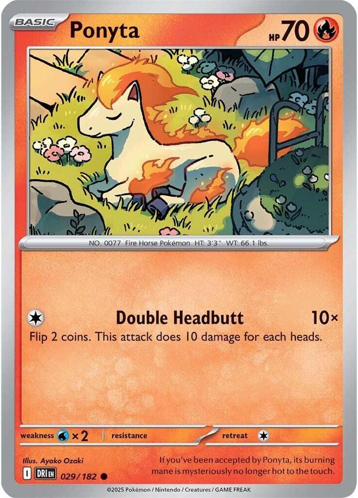 Ponyta (029/182) [SV10: Destined Rivals]
