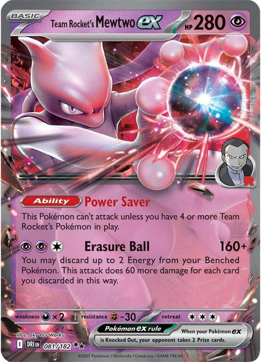 Team Rocket's Mewtwo ex - 081/182 [SV10: Destined Rivals]