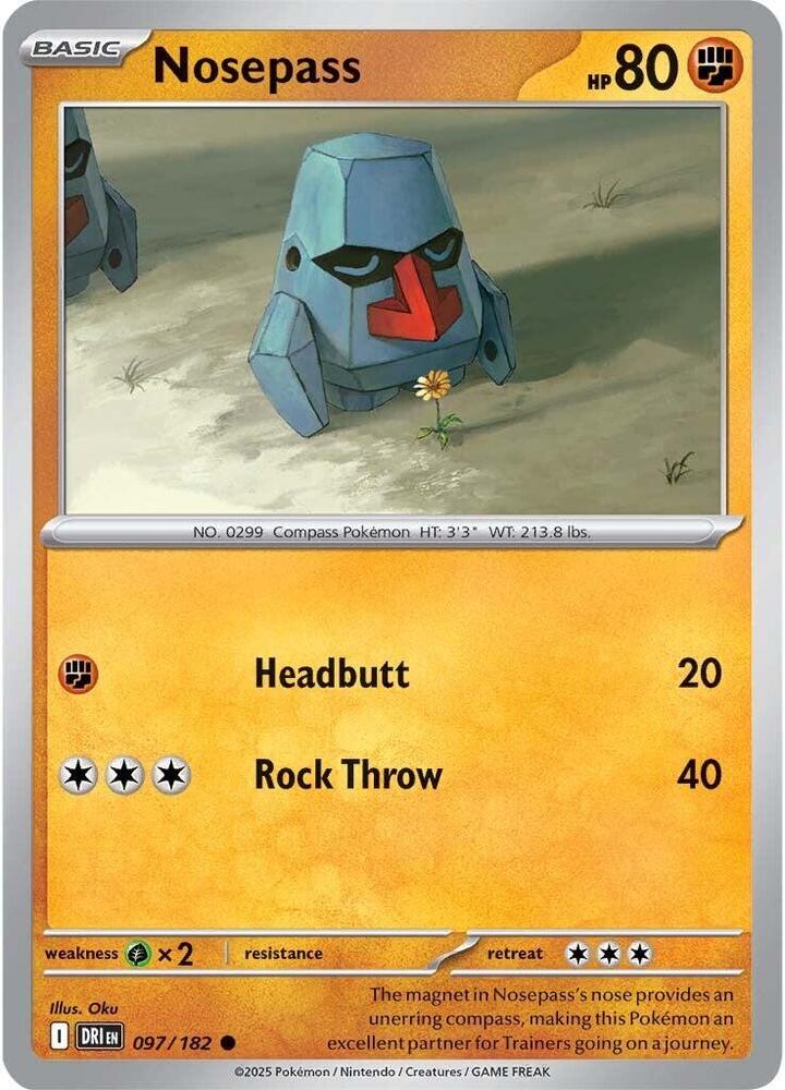 Nosepass (097/182) [SV10: Destined Rivals]